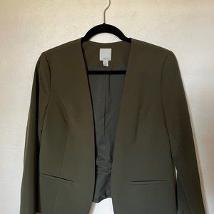 Olive Green Halogen M Blazer